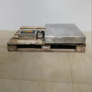 Balança DINA BCB 150Kg amb plataforma d'acer inoxidable de segona mà en bon estat