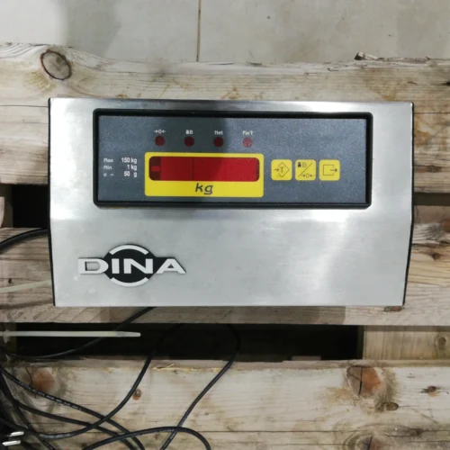 Balança DINA BCB 150Kg amb plataforma d'acer inoxidable de segona mà en bon estat