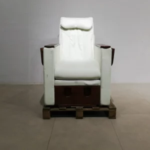 Butaca elèctric reclinable (71x83x110cm) amb reposa braços i peus de segona mà en bon estat