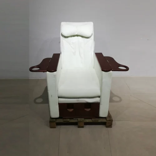 Butaca elèctric reclinable (71x83x110cm) amb reposa braços i peus de segona mà en bon estat