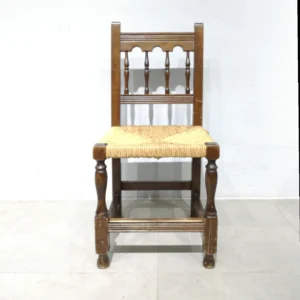 Sillas rústica con asiento de enea (43x45x98cm) 