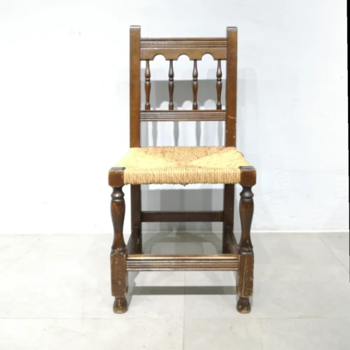 Sillas rústica con asiento de enea (43x45x98cm)