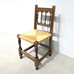 Sillas rústica con asiento de enea (43x45x98cm)