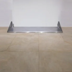 Prestatge d'acer inoxidable de paret (160x40x23cm) de segona mà en bon estat