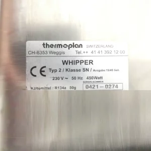 Muntadora de nata TERMOPLAN CH-6353 Weggis de segona mà en bon estat