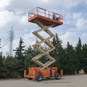 Plataforma elevadora de 10m de capacitat JLG 3394RT de segona mà en bon estat en venda a cabauoportunitats.com