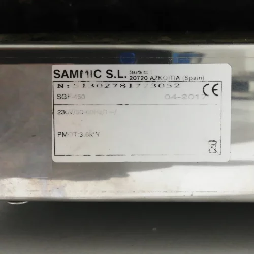 Salamandra SAMMIC de segunda mano procedente de una empresa en cierre