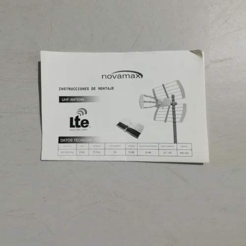 Antena NOVAMAX TDT-UHF LTE 4G/5G passiva nova en venda per desús, en venda a cabauoportunitats.com
