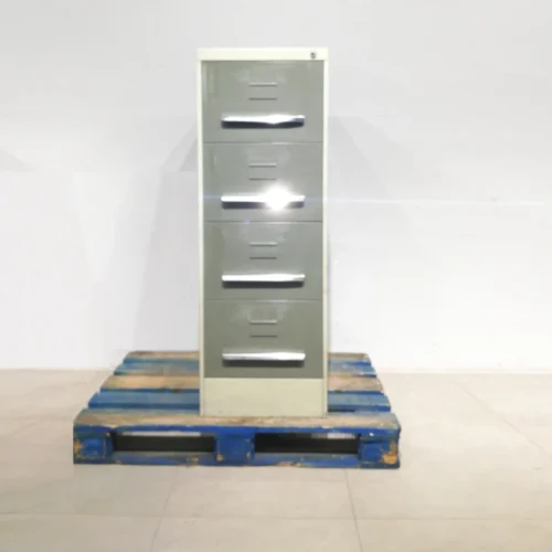 Archivador (47x65x134cm) de 4 cajones hecho de chapa de acero de gran calidad y resistencia