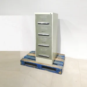Arxivador (47x65x134cm) de 4 calaixos fet de xapa d'acer de gran qualitat i resistència