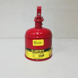 Recipiente JUSTRITE 0,9 litros de acero apto para almacenar y distribuir líquidos inflamables