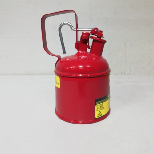 Recipiente JUSTRITE 0,9 litros de acero apto para almacenar y distribuir líquidos inflamables