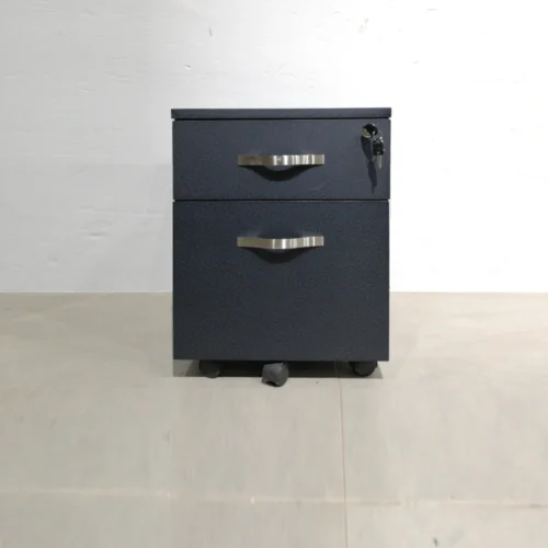 Buck de segona mà fet de melamina amb 2 calaixos (40x44x52cm) en venda a cabauoportunitats.com