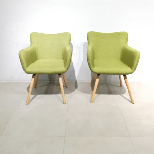 Sillón elegante LAGE 60x53x84cm color verde, perfecta para uso doméstico y profesional,