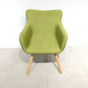 Sillón elegante LAGE 60x53x84cm color verde, perfecta para uso doméstico y profesional,