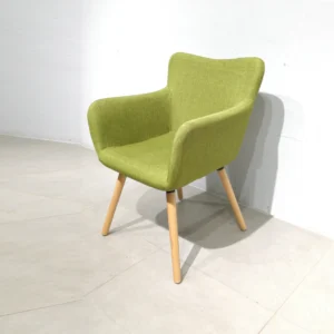 Sillón elegante LAGE 60x53x84cm color verde, perfecta para uso doméstico y profesional,