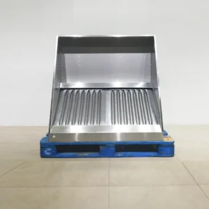Campana d'acer inoxidable de 2 filtres sense motor per a ús professional en venda a cabauoportunitats.com
