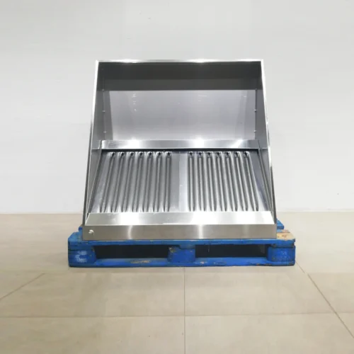 Campana d'acer inoxidable de 2 filtres sense motor per a ús professional en venda a cabauoportunitats.com
