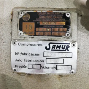 Compressor SAMUR MBT de segona mà de 300 litres en bon estat en venda a cabauoportunitats.com