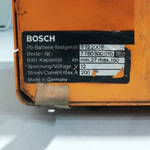 Comprovador de bateries BOSCH T12 200E de segona mà en bon estat