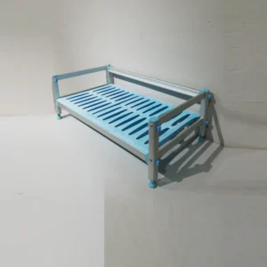 Prestatge per a cambra frigorífica (90x49x30) amb barres d'alumini i bases de plàstic