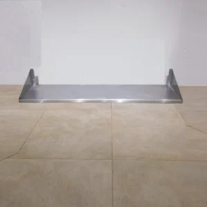 Estante de acero inoxidable para pared (201x40x29cm) de segunda mano en buen estado