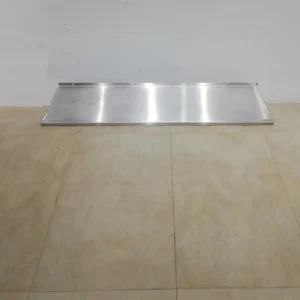 Estante de acero inoxidable para pared (201x40x29cm) de segunda mano en buen estado