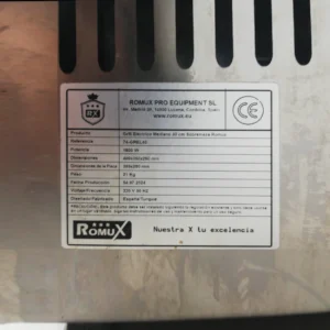 Grill ROMUX 74-GREL40 40x36x26cm perfecta para bar, restaurante, hotel... de segunda mano en venta en cabauoportunitats.com
