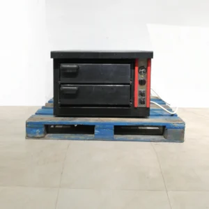 Forn per a pizza de 2 pisos (76x67x54cm) de segona mà en bon estat