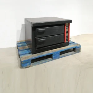 Forn per a pizza de 2 pisos (76x67x54cm) de segona mà en bon estat