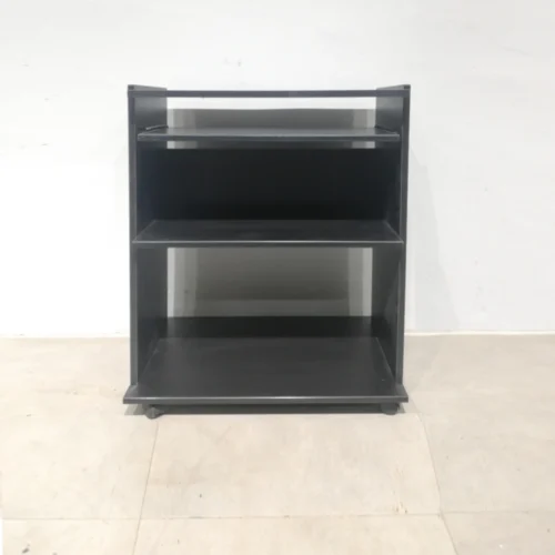 Mueble para TV de ocasión de melamina con estante extraíble de segunda mano en venta en cabauoportunitats.com