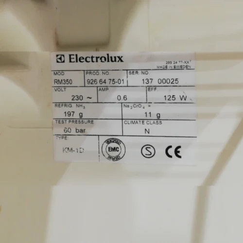 Nevera ELECTROLUX RM350 de 65 litres de segona mà en bon estat, en venda a cabauoportunitats.com