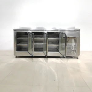 Nevera sotamostrador expositor EUROTEK (226x60x111cm) de segona mà en bon estat