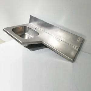 Pica d'acer inoxidable de 116x56x38cm procedent d'una empresa en tancament