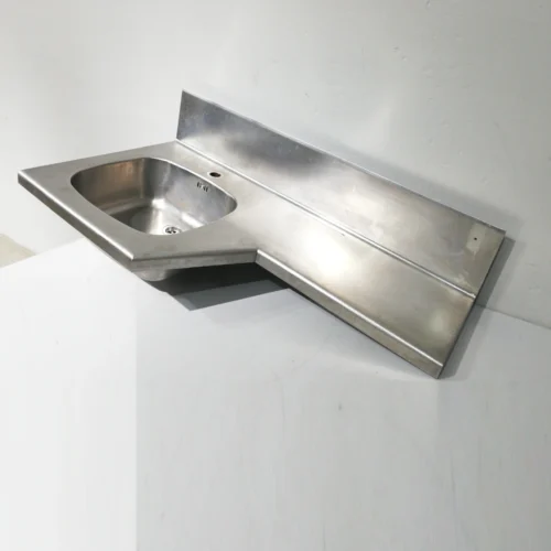 Pica d'acer inoxidable de 116x56x38cm procedent d'una empresa en tancament