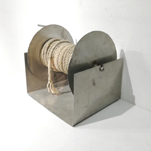 Carrete con cuerda (42x36x42 cm) perfecto para taller, fábrica, industria...