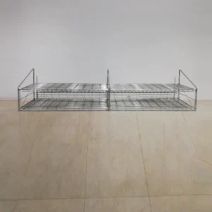 Estante de reja (242x46x55cm) de segunda mano en buen estado perfecto para uso profesional