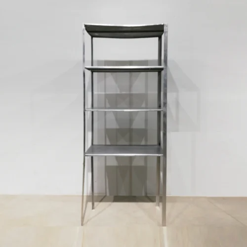 Empostada d'acer inoxidable (67x37x165cm) de segona mà en bon estat
