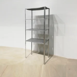Empostada d'acer inoxidable (67x37x165cm) de segona mà en bon estat