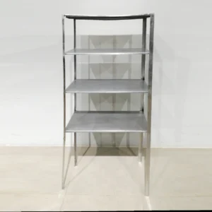 Empostada d'acer inoxidable (67x37x165cm) de segona mà en bon estat