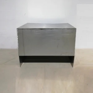 Empostada d'acer inoxidable (88x57x65cm) de segona mà en bon estat