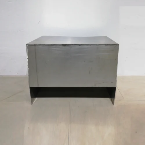 Empostada d'acer inoxidable (88x57x65cm) de segona mà en bon estat