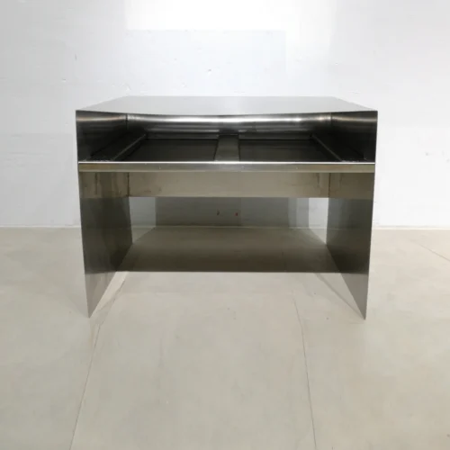 Empostada d'acer inoxidable (88x57x65cm) de segona mà en bon estat