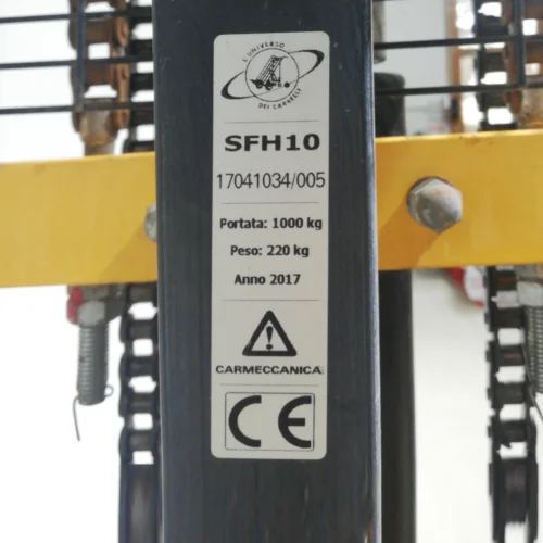 Transpalet manual SFHIO 1000kg de segunda mano en muy buen estado en venta en cabauoportunitats.com