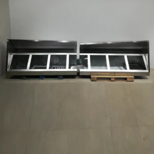 Campana d'acer inoxidable (400x67x92) de segona mà sense motor per a bar, restaurant, hotel