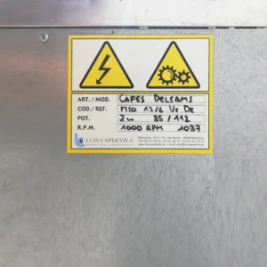 Extractor de humos LUIS CAPDEVILA (100x51x97cm) con motor con 2cv y 1000 rpm