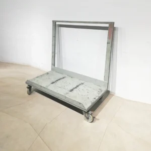 Carro per a transport mercaderies metàl·lic (121x62x117cm) de segona mà