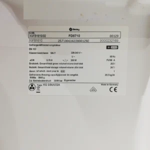 Congelador vertical BALAY 3GFB1610/02 de segona mà en bon estat