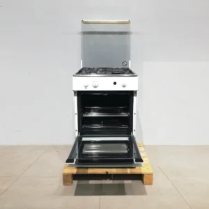 Cocina de gas MEIRELES G1530 DVW formada por 3 fogones y 1 horno de ocasión en venta por desuso