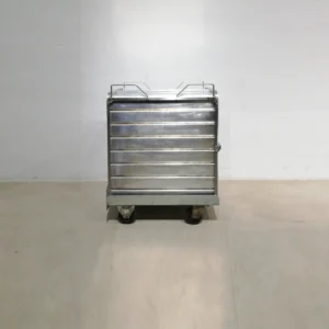 Armario de aluminio apto para fermentación en panadería y pastelería con capacidad para 7 bandejas